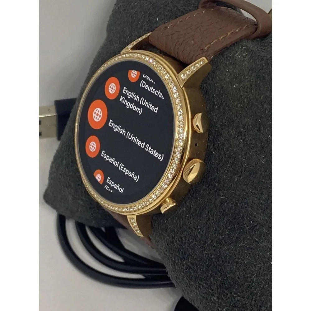 Fossil Gen 4 Authentic Digital Dial Smart Watch Custom Band FTW6015 AB574